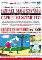 "KORNEL MAKUSZYNSKI e le avventure del capretto scemetto" - GIOVEDI 12 DICEMBRE ore 16:00