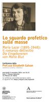 Secondo appuntamento ciclo di conferenze autunnale dell’Associazione Biblioteca Austriaca - mercoledì 6/10/24