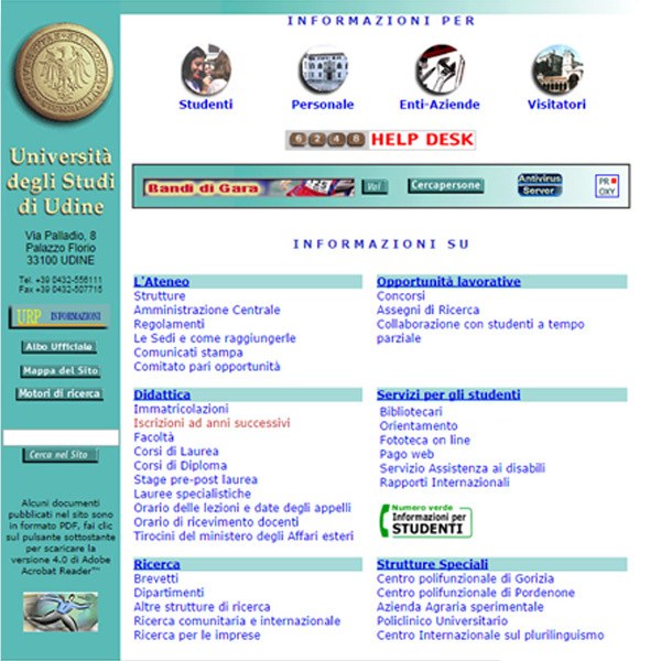 Sito web 2000-2004